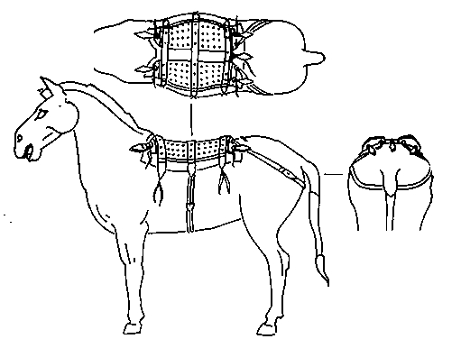 Боевой конь под седлом. Статуэтка из погребения Цинь Ши-хуана. III в. до н. э.