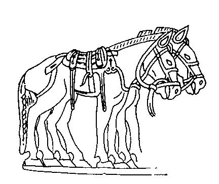 Фрагмент золотой бляхи из Сибирской коллекции Петра I. Государственный Эрмитаж